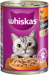 WHISKAS® Dose 400g in Sauce mit Geflügel  1+ image