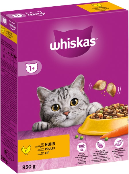 433365 Whiskas_1+ Huhn_950g