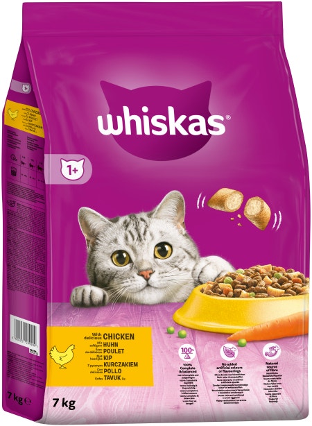 WHISKAS® Trocken 7+ mit Huhn 7kg